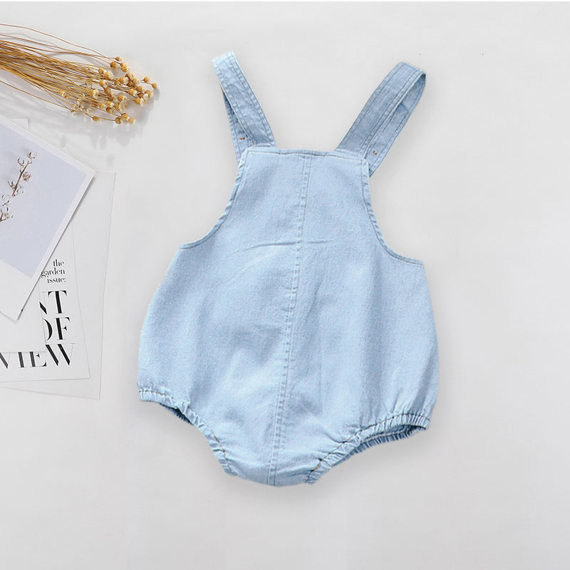 Kids Baby Jumper Boys Girls Clothes Pants Denim Shorts Jeans Overalls Toddler Infant Jumpsuits Newborn Clothing Trousers