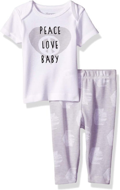 Baby-Boys Ultimate Baby Flexy 2 Piece Set (Pant with Short Sleeve Crew Tee)