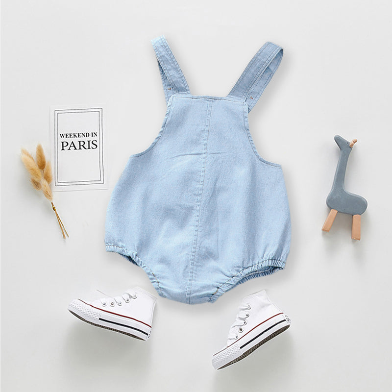 Kids Baby Jumper Boys Girls Clothes Pants Denim Shorts Jeans Overalls Toddler Infant Jumpsuits Newborn Clothing Trousers